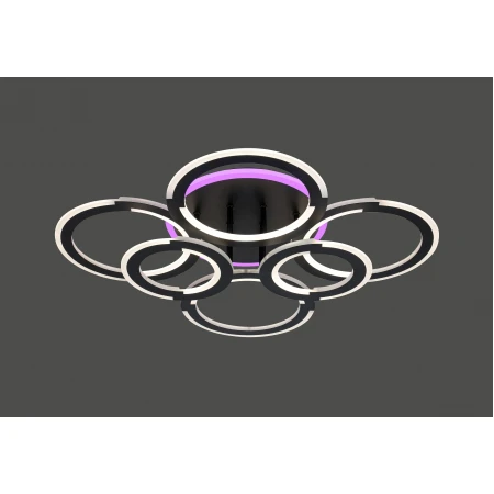 3008/4+2 BK+RGB (1) Люстра MN 