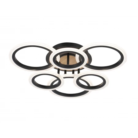 3308/3+3 BLACK+WOOD (1) Люстра RL 