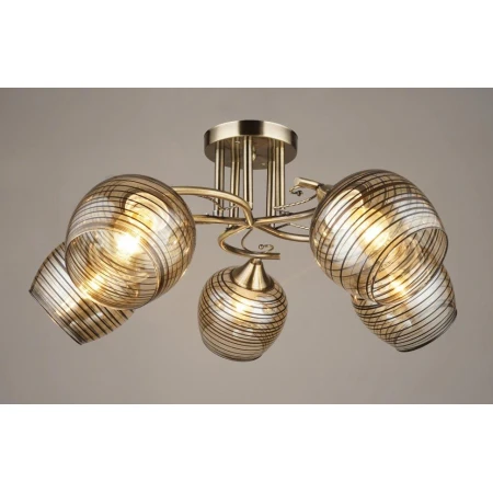 ВР-N4007/5 AB (4) светильник потолочный [01096563] - Эконом класс люстры