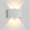 Уличный настенный светодиодный светильник Crystal Lux CLT 023W2 WH