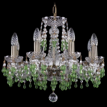 Хрустальная люстра Bohemia Ivele Crystal 1410/8/160/Pa/V5001