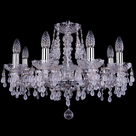 Хрустальная люстра Bohemia Ivele Crystal 1410/8/195/Ni/V0300