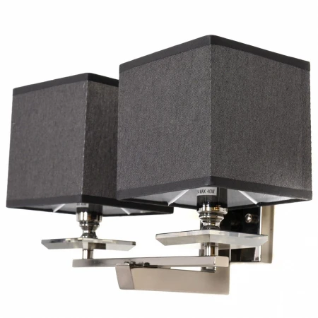 Бра LUMINA DECO LDW 1248-2 BK Flianelo