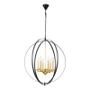 Подвесная люстра iLamp Element 9977-800 Gold&amp;Black