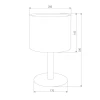 Настольная лампа TK Lighting 5219 Deva Graphite