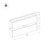 Трековый светодиодный светильник Arlight Mag-Dots-Fold-25-S800-24W Warm3000 034224
