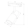 Трековый светодиодный светильник Elektrostandard Slim Magnetic 85013/01 4690389178894