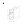 Шинопровод магнитный Arlight Mag-Orient-Track-2652-1000 035799