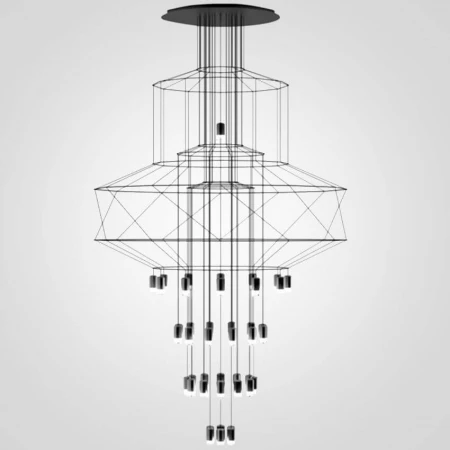 Подвесная люстра Imperium Loft Vibia Wireflow 75394-22