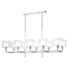 Подвесная люстра Crystal Lux Maestro SP-PL10 L1100 Chrome