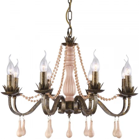 Подвесная люстра Arte Lamp Rosario A1832LM-8GA