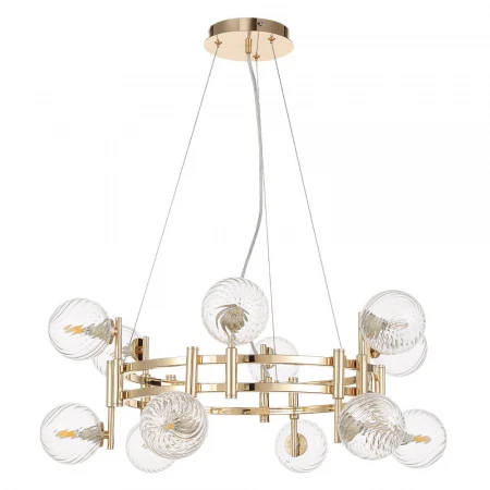 Подвесная люстра Crystal Lux Luxury SP12 Gold