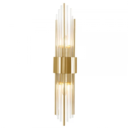 Настенный светильник Crystal Lux Atento AP2 Brass/Transparente