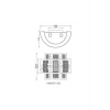 Настенный светильник Arte Lamp Blake A4087AP-2SG