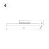 Трековый светодиодный светильник Arlight LGD-Tube-Turn-4TR-L600-20W Warm3000 036298(1)