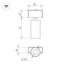 Трековый светодиодный светильник Arlight Mag-Spot-45-R85-7W Warm3000 046588