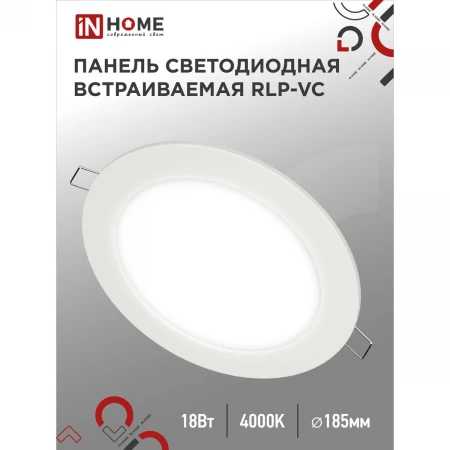 Светодиодная панель IN HOME 4690612023373