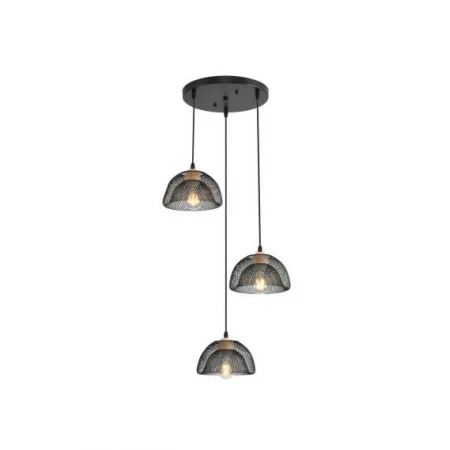 Люстра подвесная Alfa Light F3524-33 Black E27*3