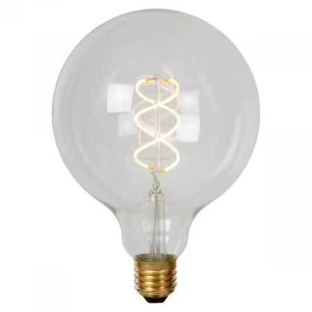 Лампа светодиодная диммируемая Lucide E27 5W 2700K прозрачная 49033/05/60