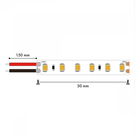 Светодиодная лента Favourite 14,4W/m 120LED/m 2835SMD теплый белый 5M 2001-31420