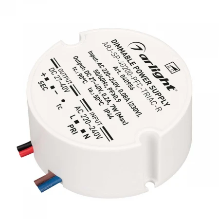 Драйвер Arlight ARJ-SP-40200-PFC-Triac-R 27-40V 7W IP44 0,2A 040956