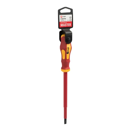 Отвертка Master SL6.5x150 мм 1000В EKF Basic sl-6.5-150-mas-in