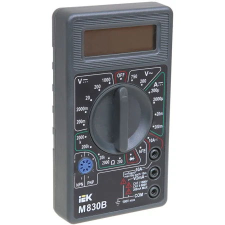 Мультиметр цифровой UNIVERSAL M830B IEK TMD-2B-830