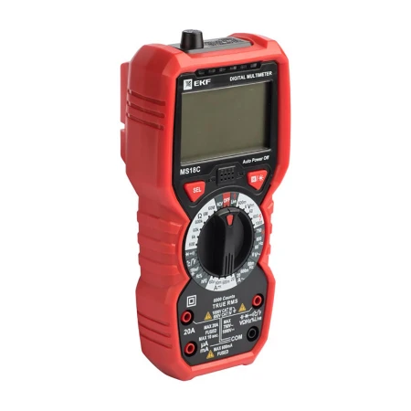 Мультиметр цифровой MS18C EKF Expert In-180701-pm18C