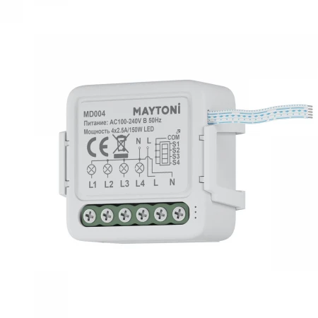 Выключатель четырехканальный Wi-Fi Maytoni Technical MD004