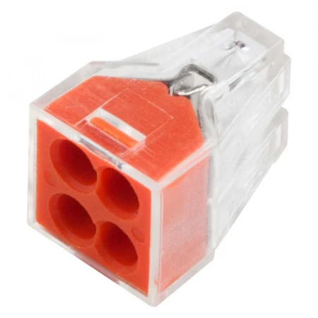 GTER6-04-75-P клемма строительно-монтажная General, СМК, 4-проводная, 0.75-2.5 мм2, с пастой, 100/5000