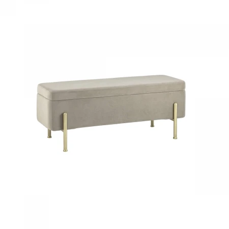 Банкетка Stool Group Болейн с ящиком велюр бежевый 20A544VF-MOMO-3
