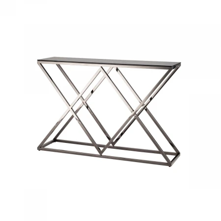 Консоль Stool Group ИНСИГНИЯ 115х30 стекло smoke сталь тёмный хром ECST-026-BG-SK (115x30)