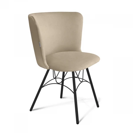 Кухонный стул Sheffilton SHT-ST36/S100 ванильный крем/черный муар 2513416601