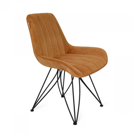 Кухонный стул Sheffilton SHT-ST37/S113 горчичный/черный муар 9016797702