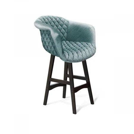 Полубарный стул Sheffilton SHT-ST31-C4/S65-1 Аквамарин/венге 3652852501