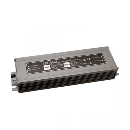 Блок питания LEDS POWER 150Вт 12В IP67 алюминий SLIM 003092