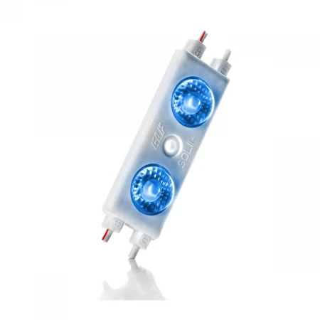 Модуль светодиодный ELF SOL+, 2SMD диод 2835, синий ELF-SOL+ 2 2835 B