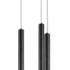 L5T747347 Люстра TUBO LED 25W 1600LM 25G ЧЕРНЫЙ 4000K