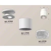 Комплект накладного светильника Ambrella light Techno Spot XS7510042 SWH/CL белый песок/прозрачный (N7925, C7510, N7191)
