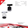 Трековый светильник Reluce Technical 53022-9.3-001IL GX53 BK