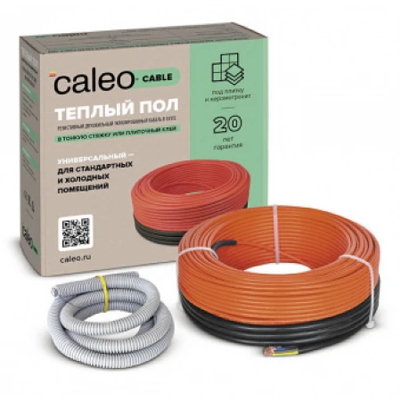 Нагревательная секция для теплого пола CALEO CABLE 18W-20, 2,8 м2