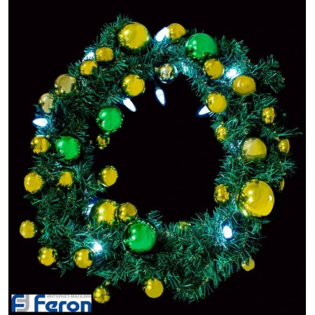 Световая фигура "еловый венок", lt046