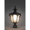 Светильник садово-парковый Feron PL4055 шестигранный на столб 60W 230V E27, черное золото