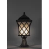 Светильник садово-парковый Feron PL4063 четырехгранный на постамент 100W E27 230V, черное золото