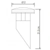 Садово-парковый светильник hl211l 5.5w led