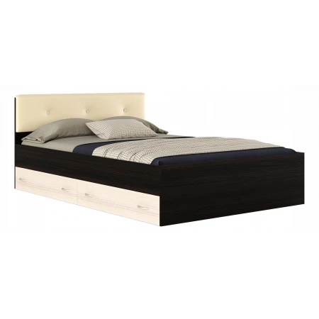 Кровать полутораспальная Виктория-ЭКО-П с матрасом 2000x1400