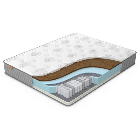 Матрас полутораспальный Comfort Duos Soft/Middle (Grey) 2000х1200