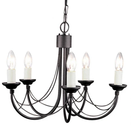 Люстра Elstead Lighting CB5 BLACK CARISBROOKE