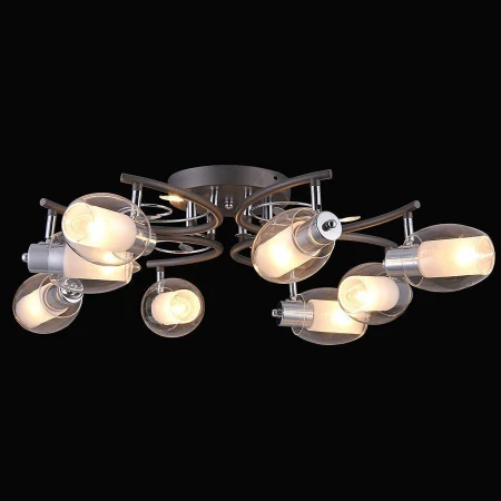 Люстра Natali Kovaltseva 75037-8C CHROME, GRAY Frao