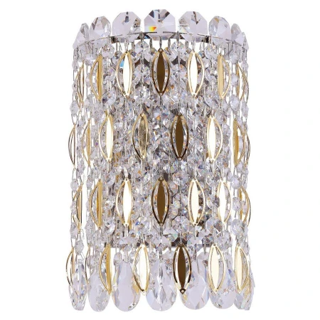 Бра Crystal lux LIRICA AP2 CHROME/GOLD-TRANSPARENT